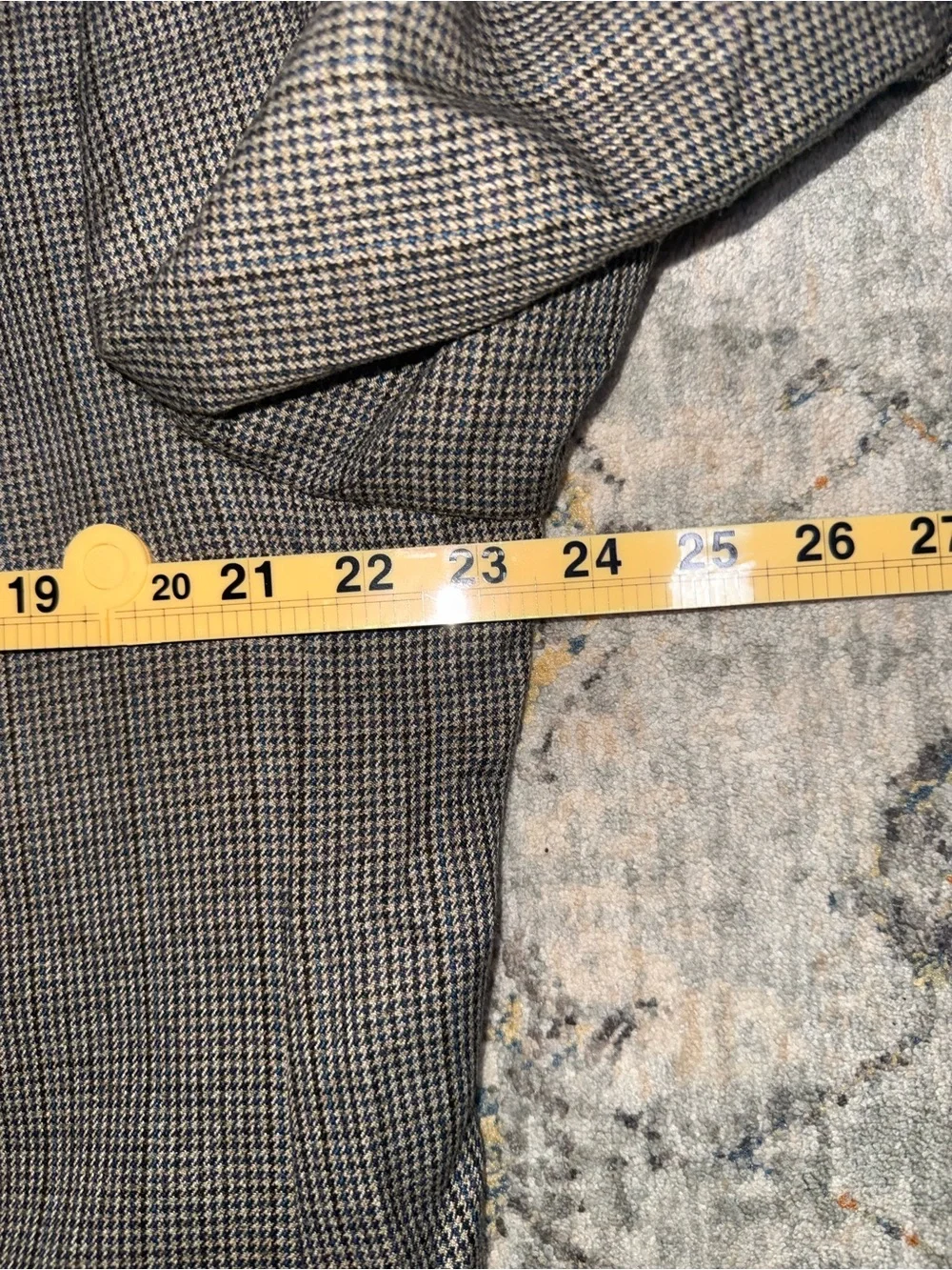 Classic Gray Men's Two-Button Blazer 48R Chaps A133